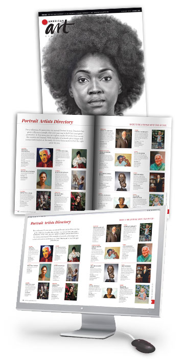 Portrait Artists Directory magazine and digital version