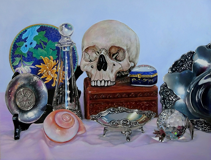 Still Life with Skull