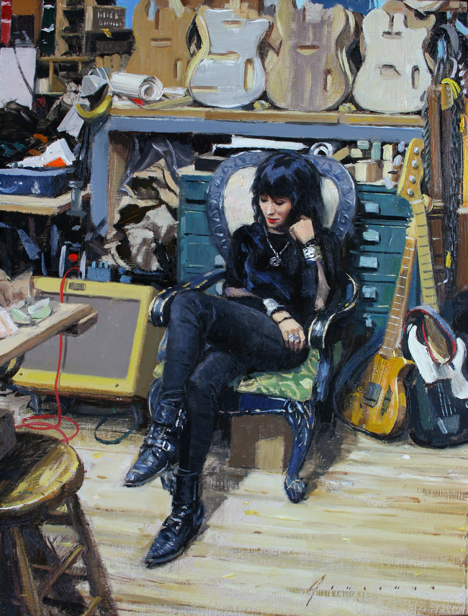 Cindy Hulej in her Studio