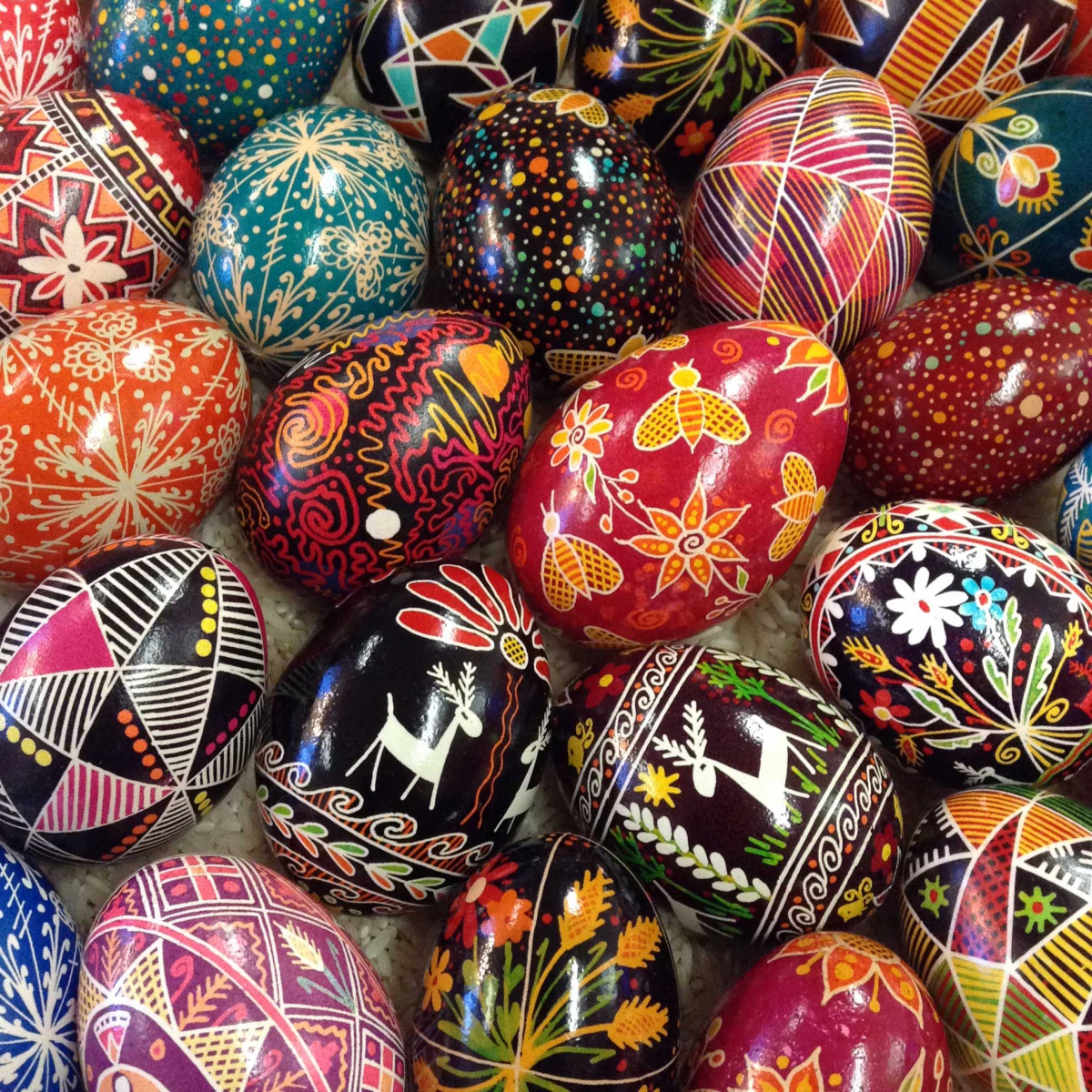 Pysanky eggs