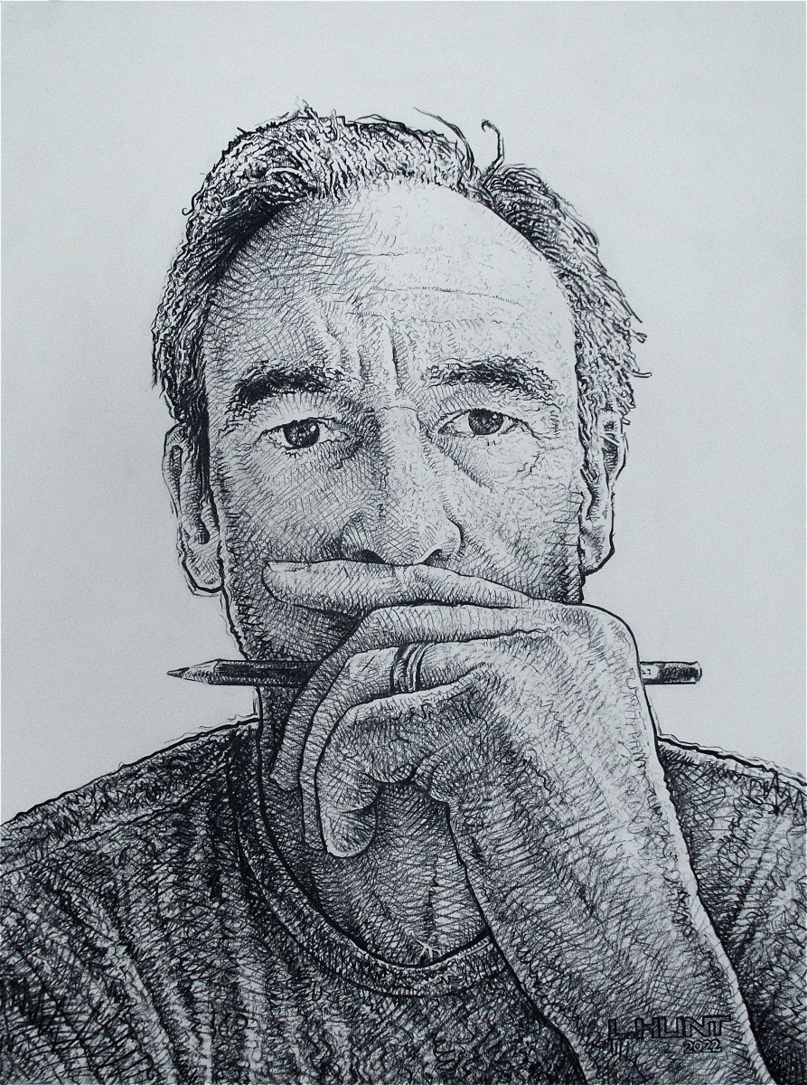 "Self Portrait With Pencil"