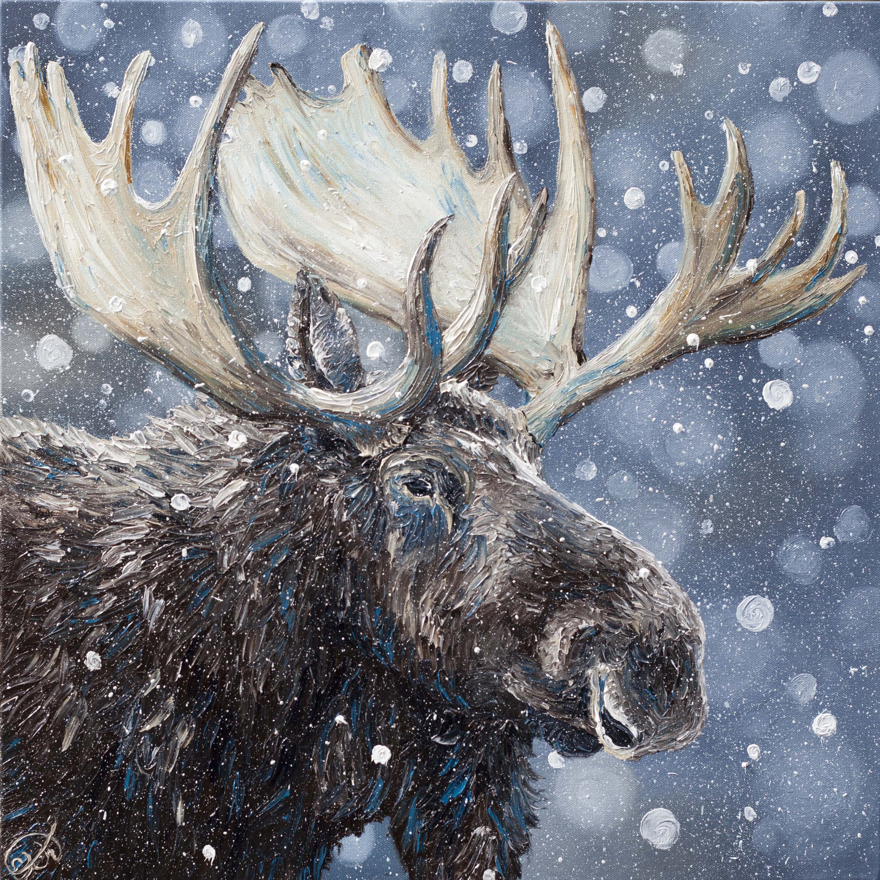 Winter Moose