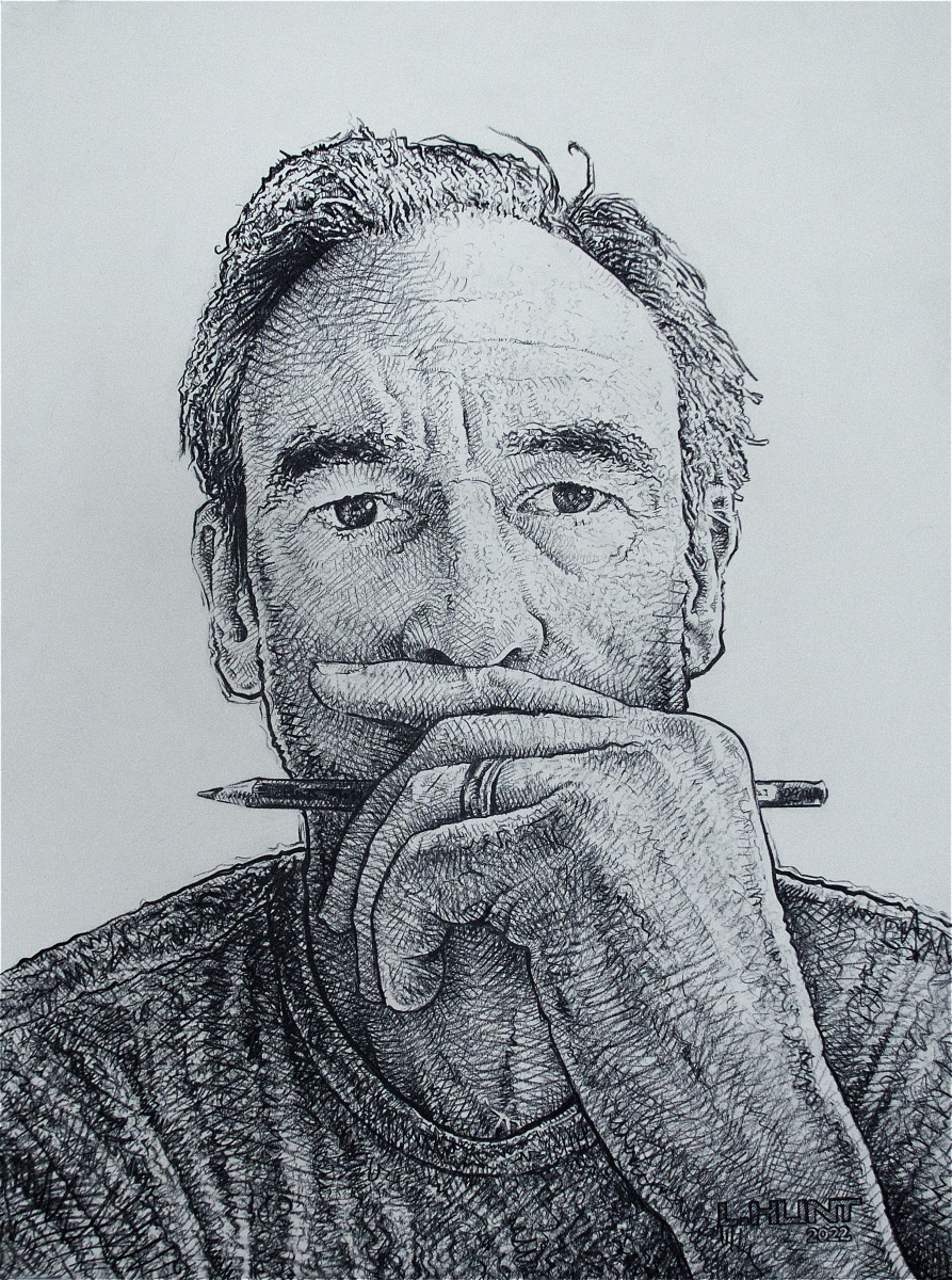 Self Portrait With Pencil