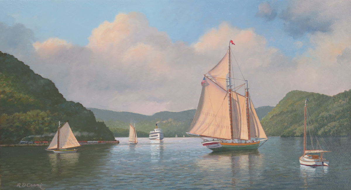 Rounding Jones Point at Peekskill Bay, on the Hudson