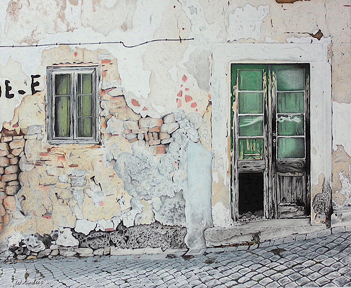 Ruined Door in Lisbon