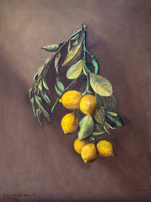 Trompe L'oeil of Petaluma Lemons