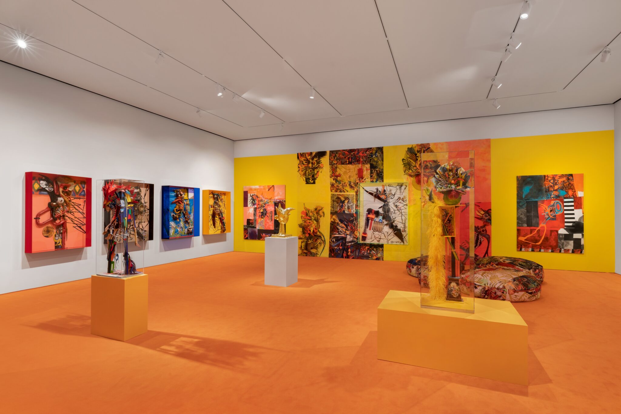 Installation view of Pepe Mar: Myth and Magic at the Tampa Museum of Art.