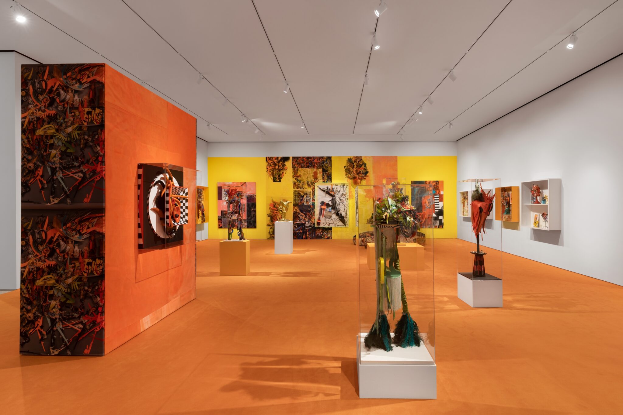 Installation view of Pepe Mar: Myth and Magic at the Tampa Museum of Art.