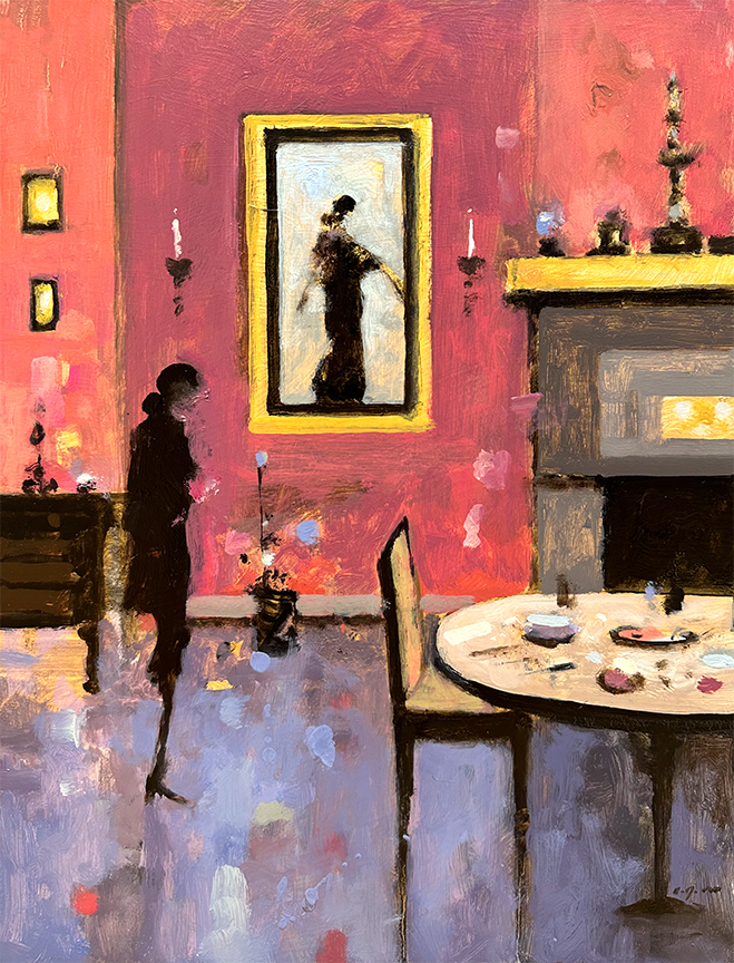Interior in Magenta