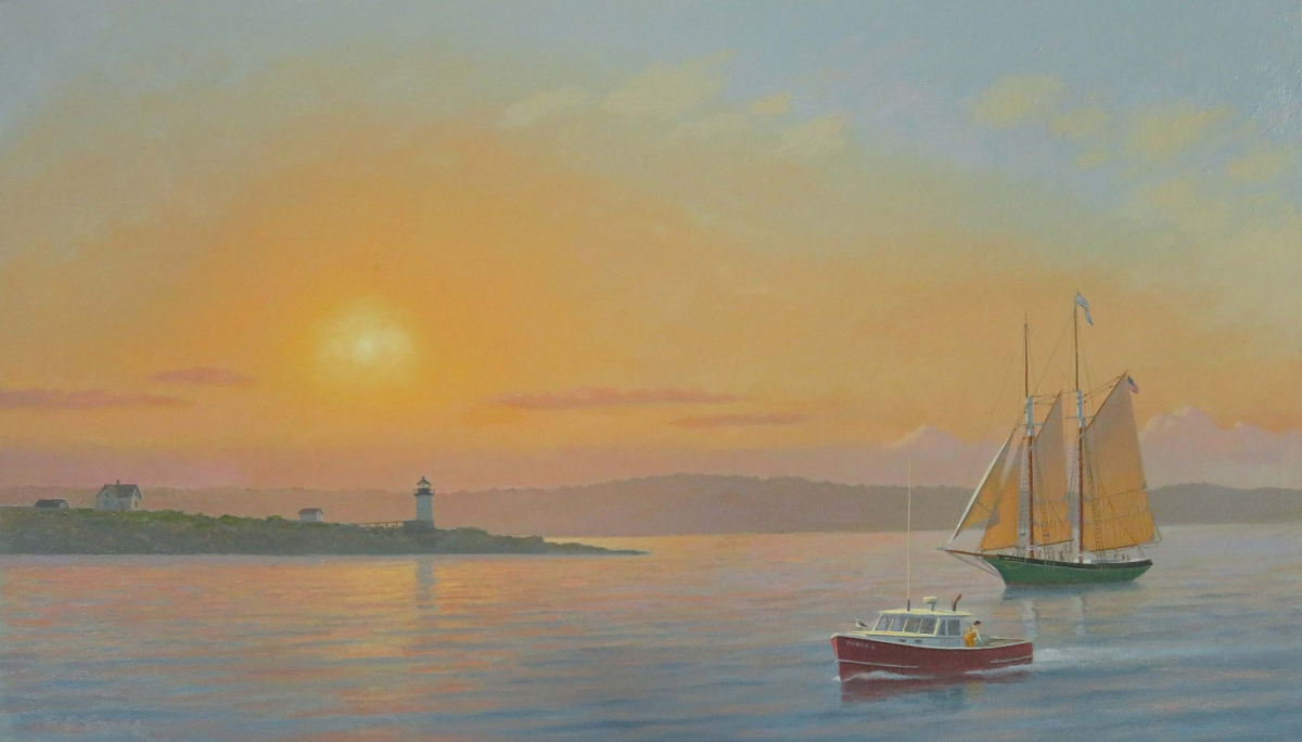 Rockport Sunset off Straitsmouth Island