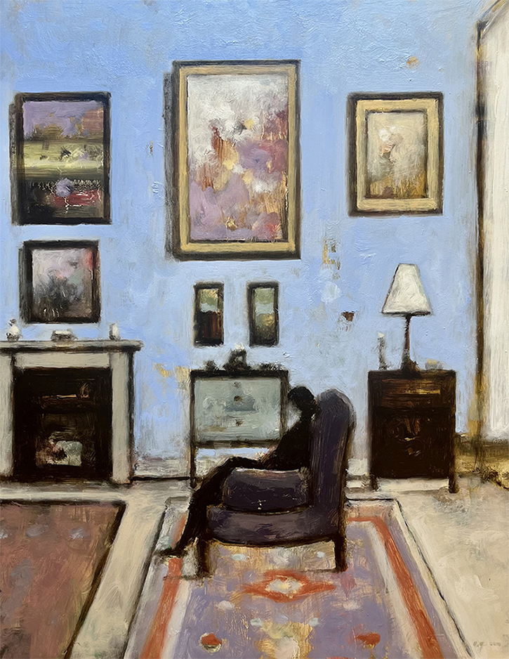 Interior in Blue
