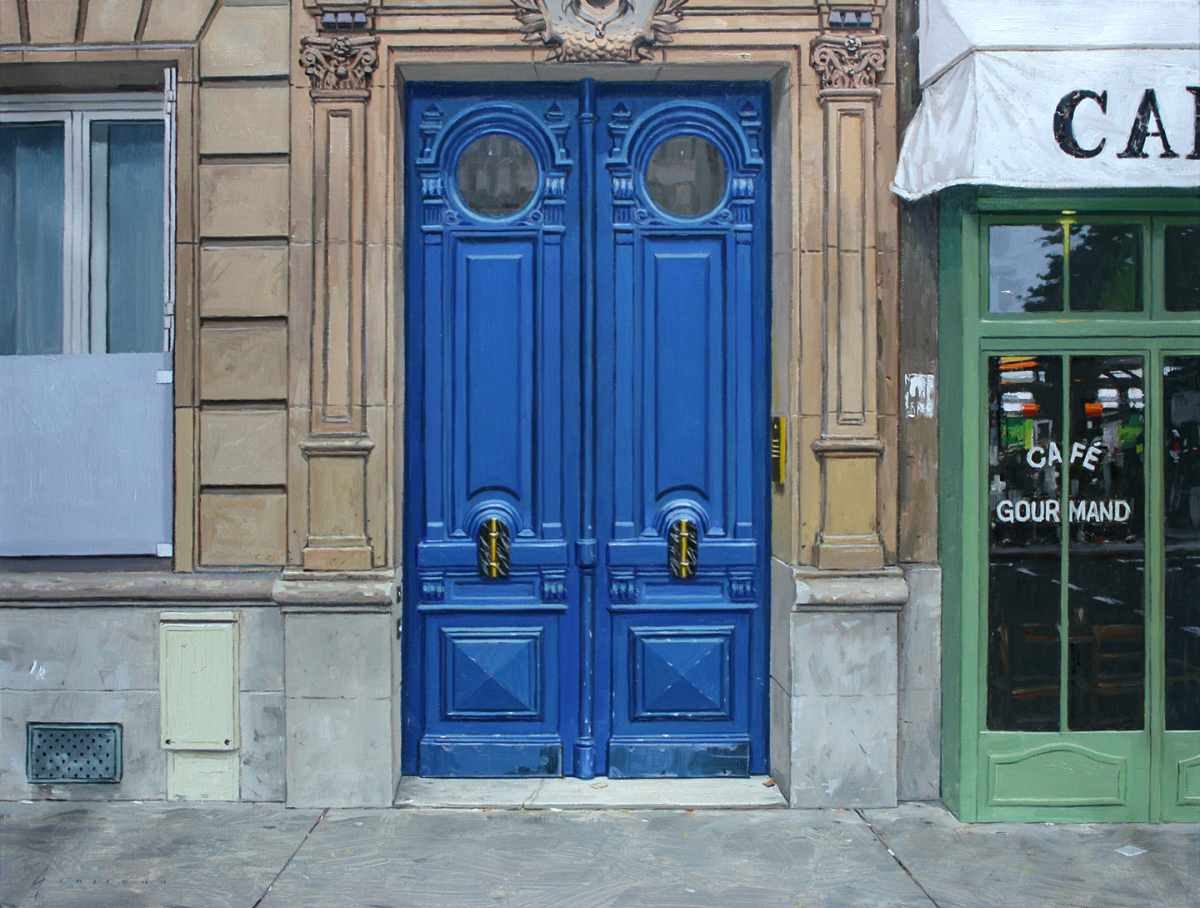 Blue Doors in Paris