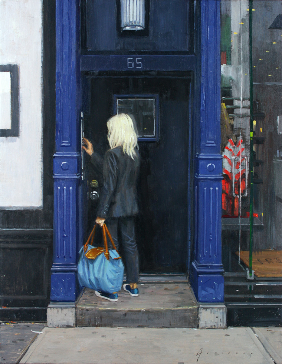 Purple Doorway in SoHo