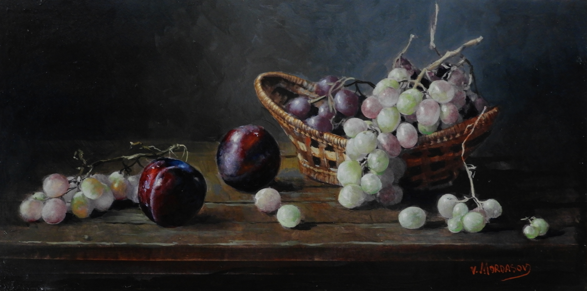 Plums and Grapes