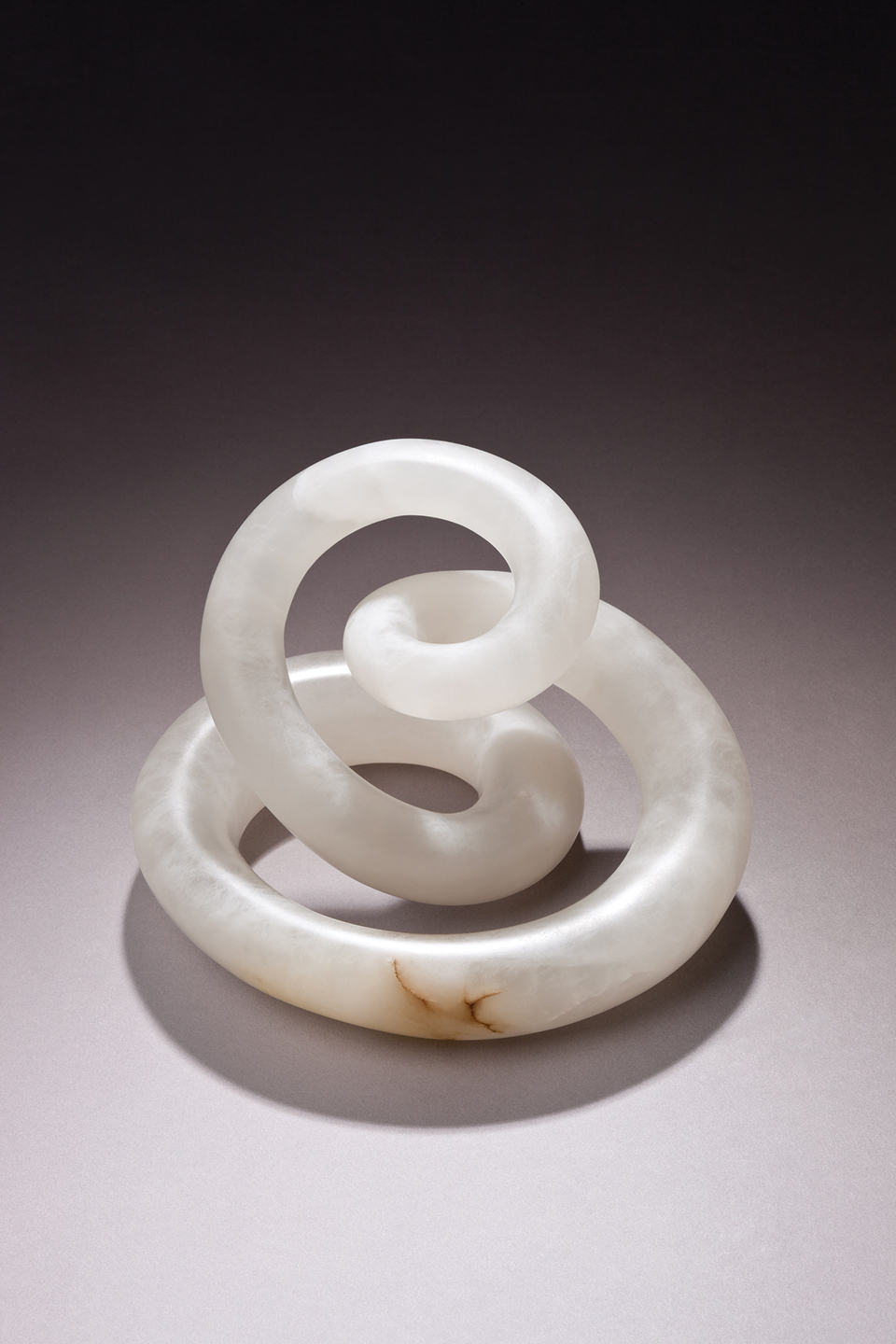 Italian alabaster, 10" tall