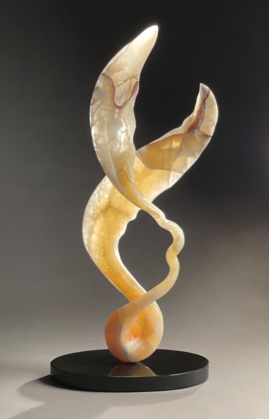 Honeycomb Utah calcite, 42" tall