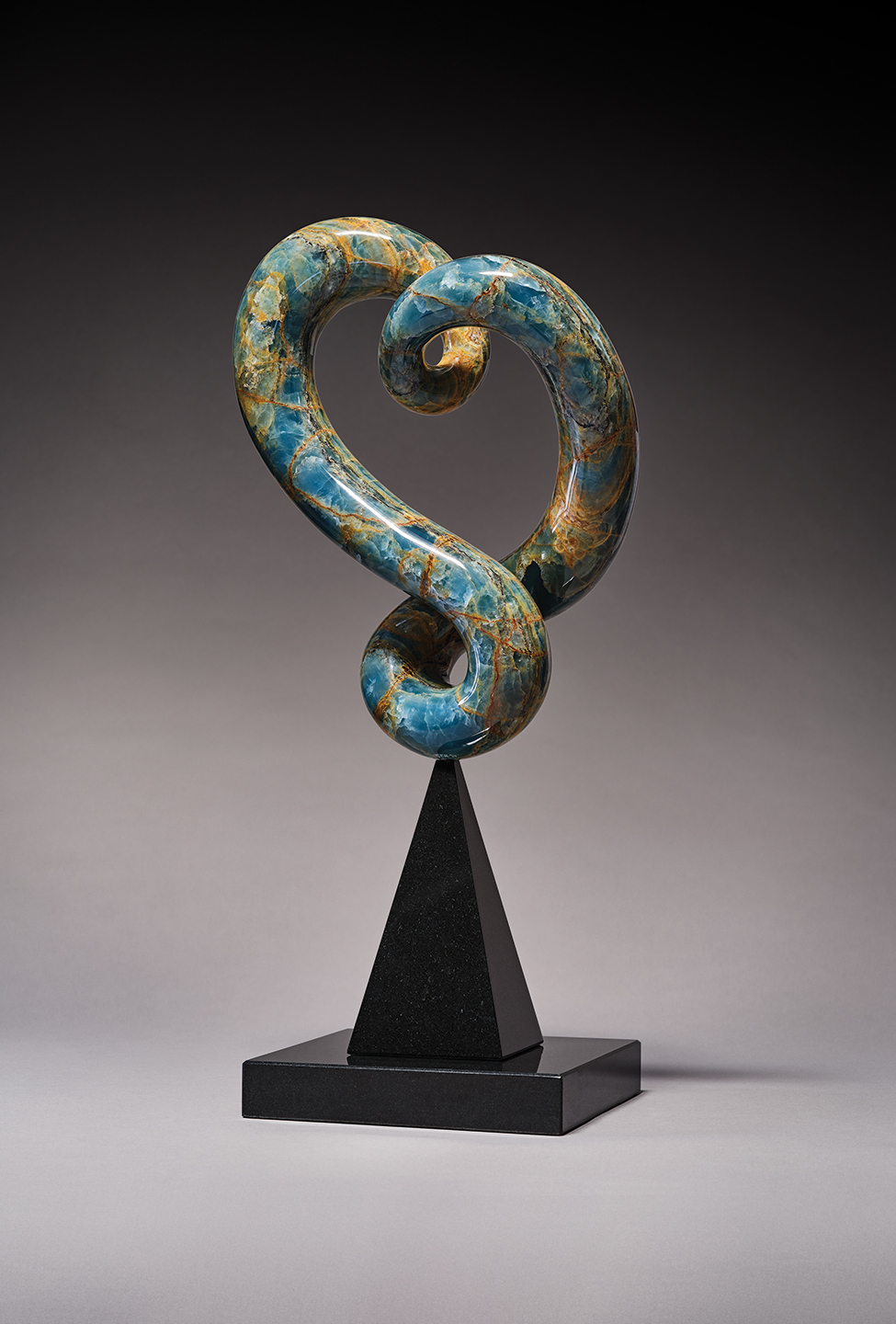 Argentine Blue Onyx, 29" tall