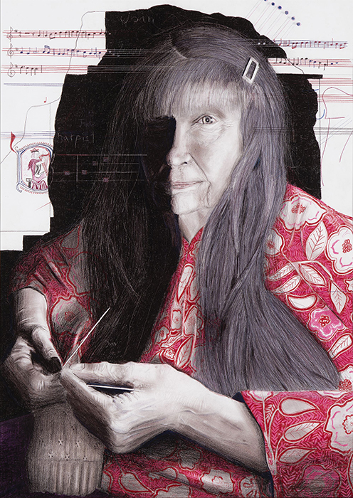 Joan Knitting