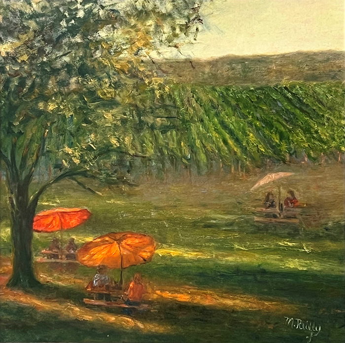 Picnic in a Vineyard