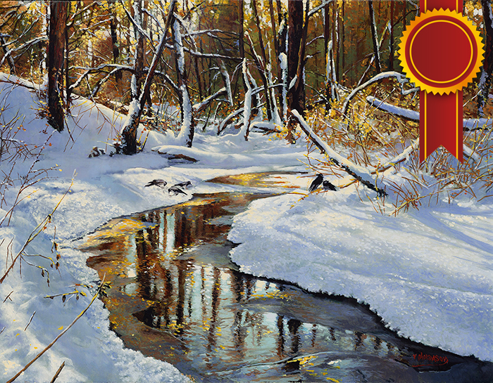 Golden Stream of Winter