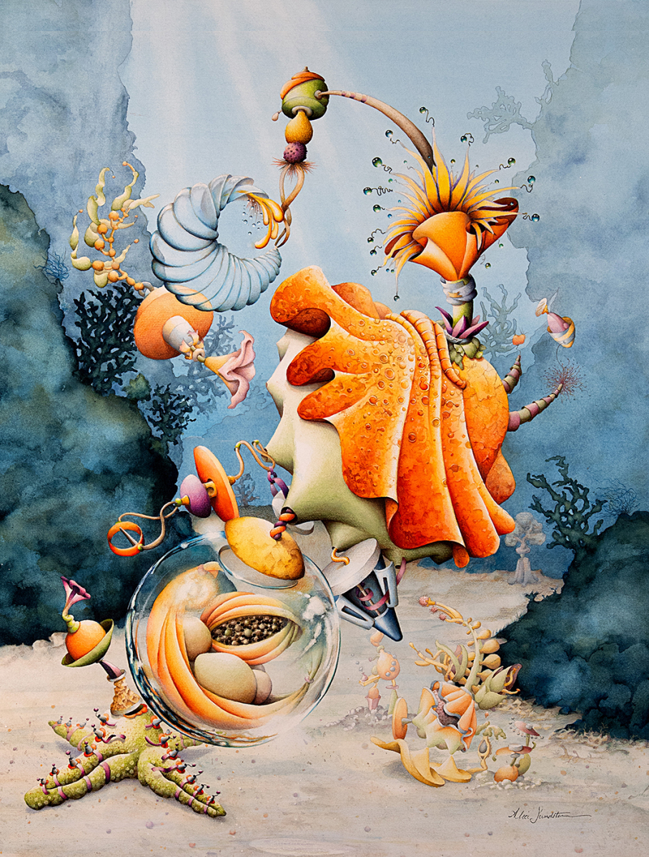 She’s floating toward freedom and endless possibilities