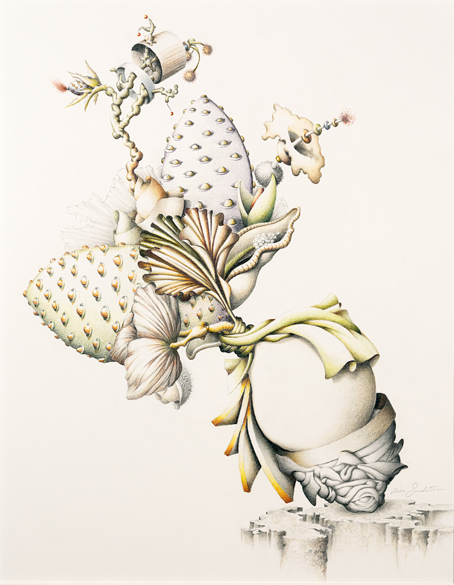 A vase of creativity, I wonder who put it there