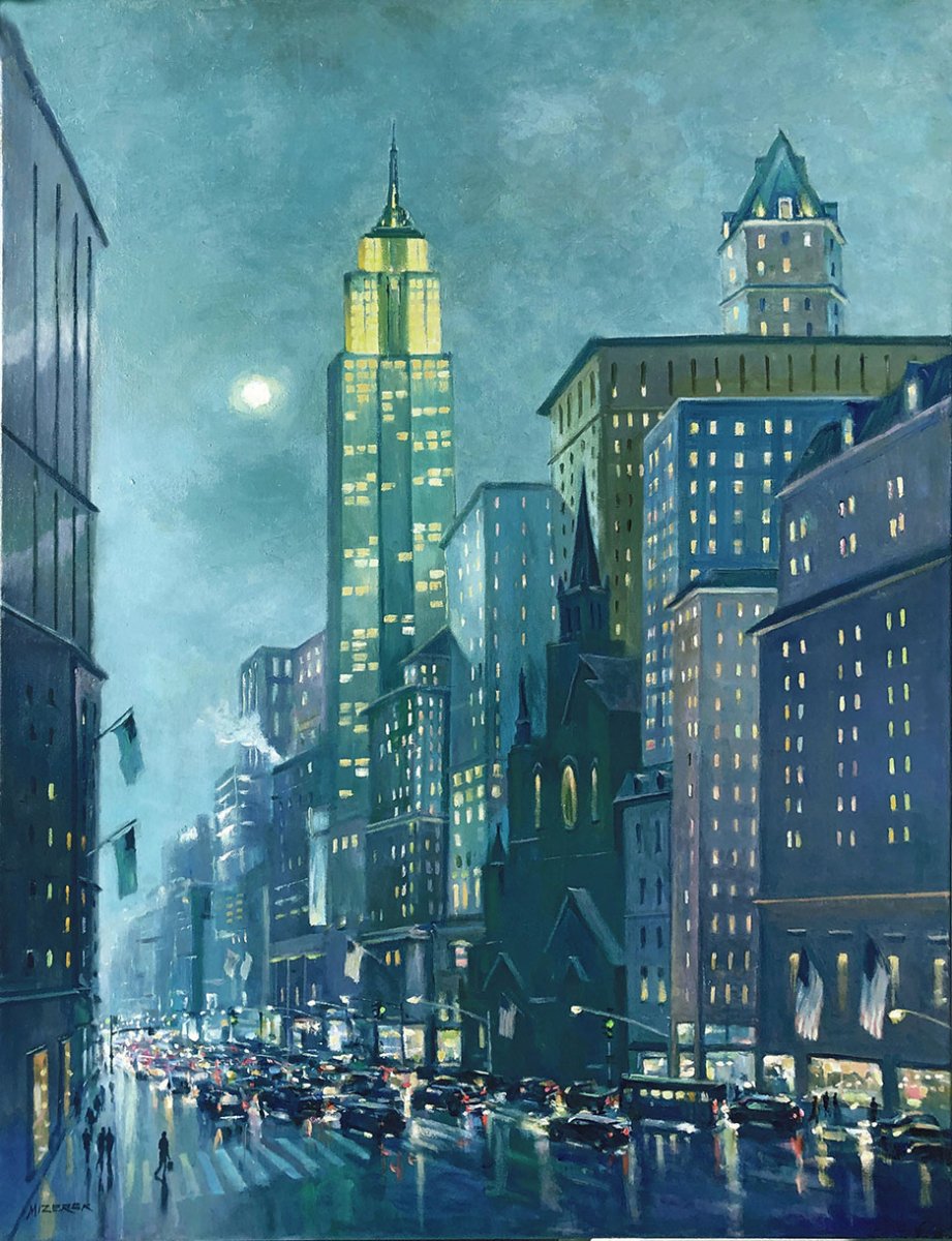 Night Lights In Manhattan