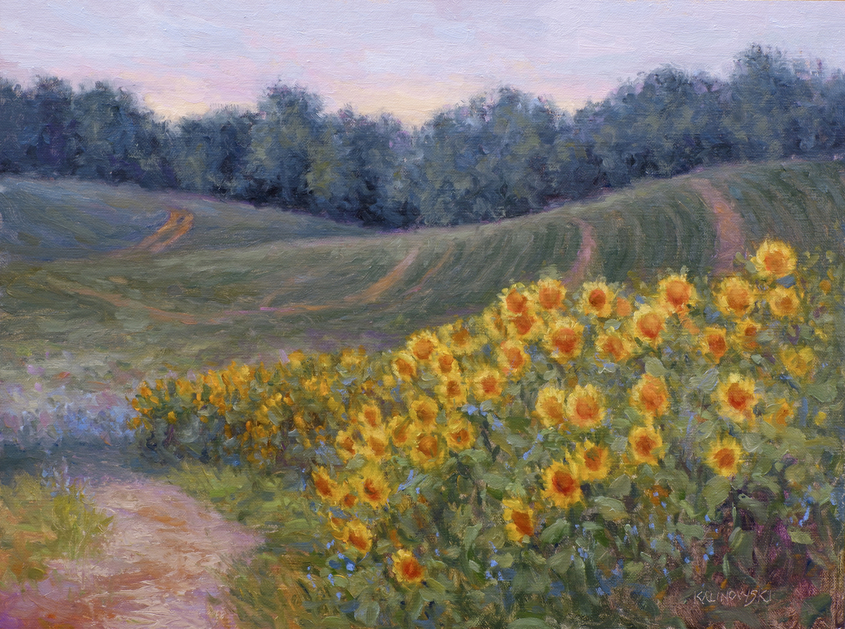 Sunflowers Facing East