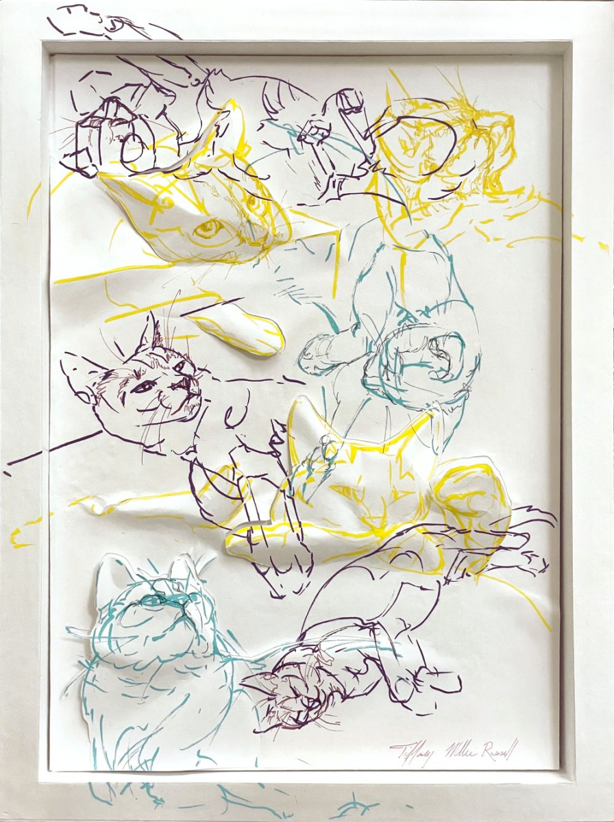 Essence of Cat: Mako in Blue, Purple, and Yellow