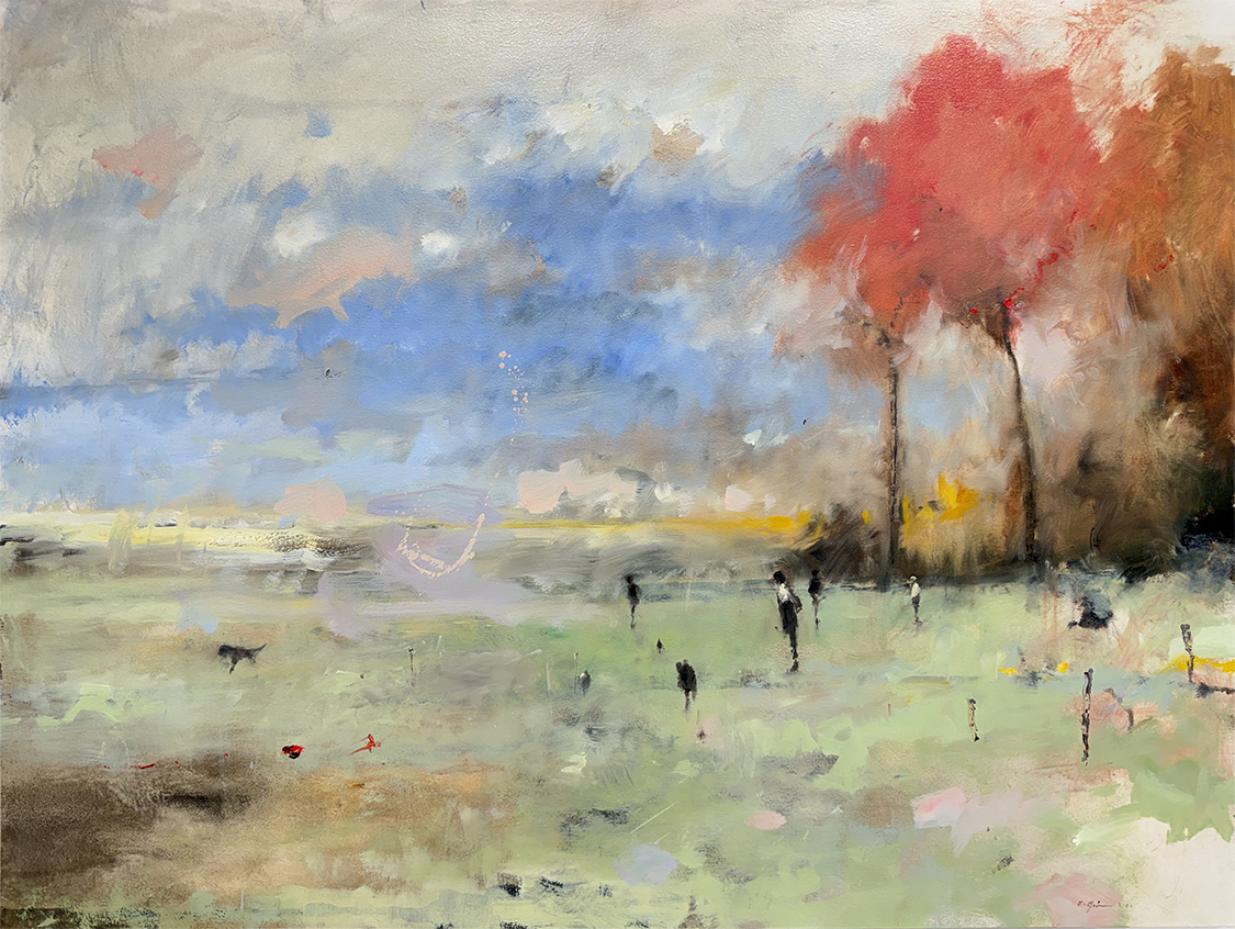 Landscape with Dogs