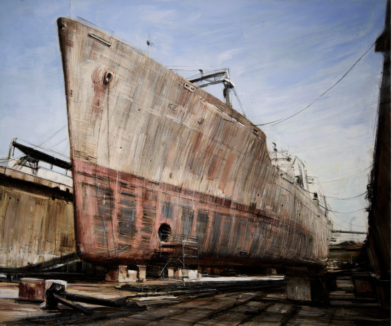 Ship in Dry Dock