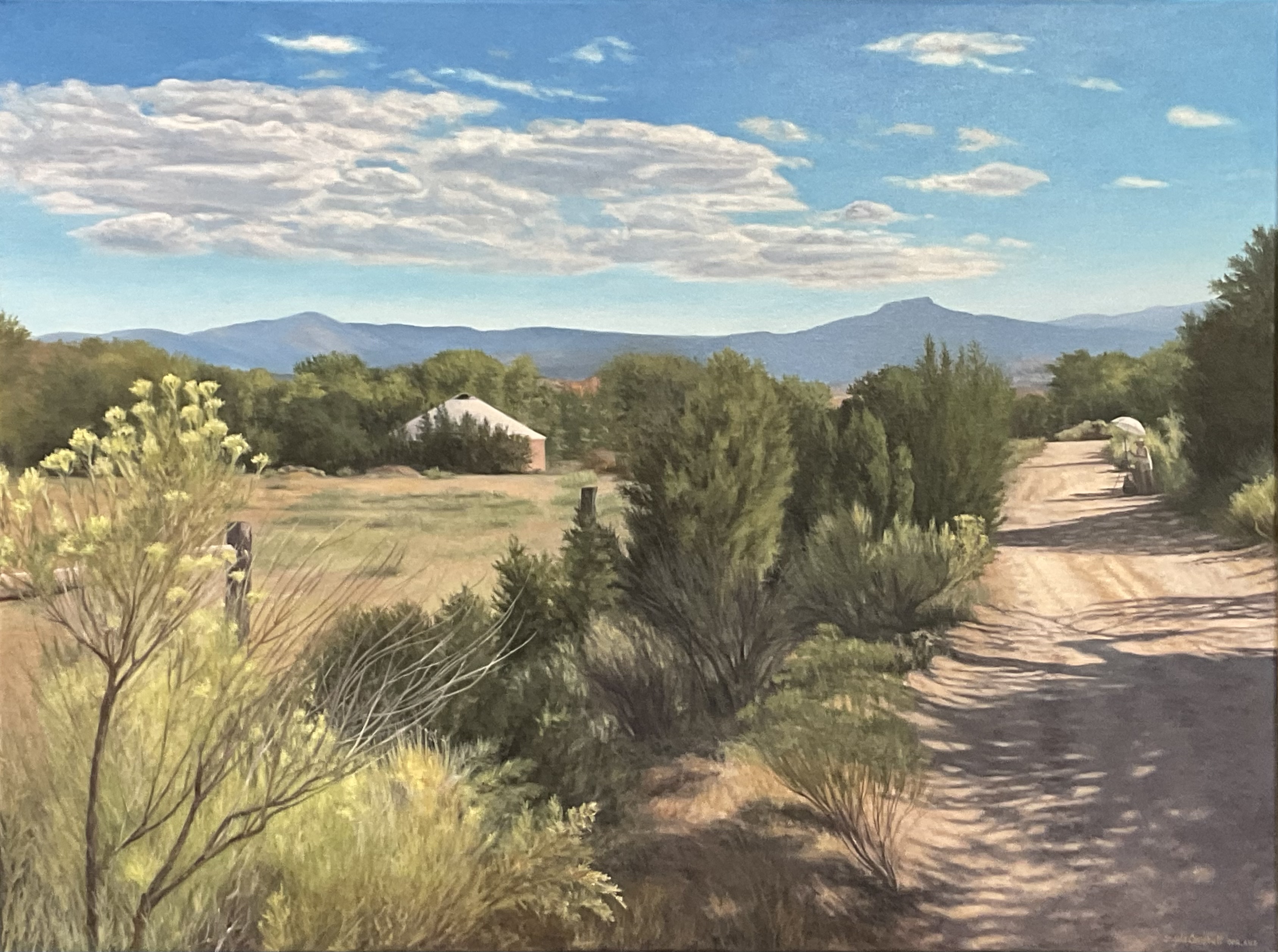 Painter at Ghost Ranch