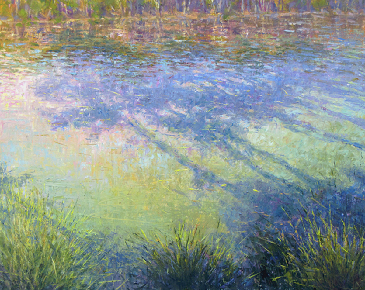 Tree Shadows, Across the Pond