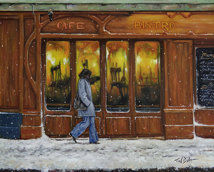Bistro Snowfall