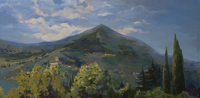 Florentine Hills and Villa Medici