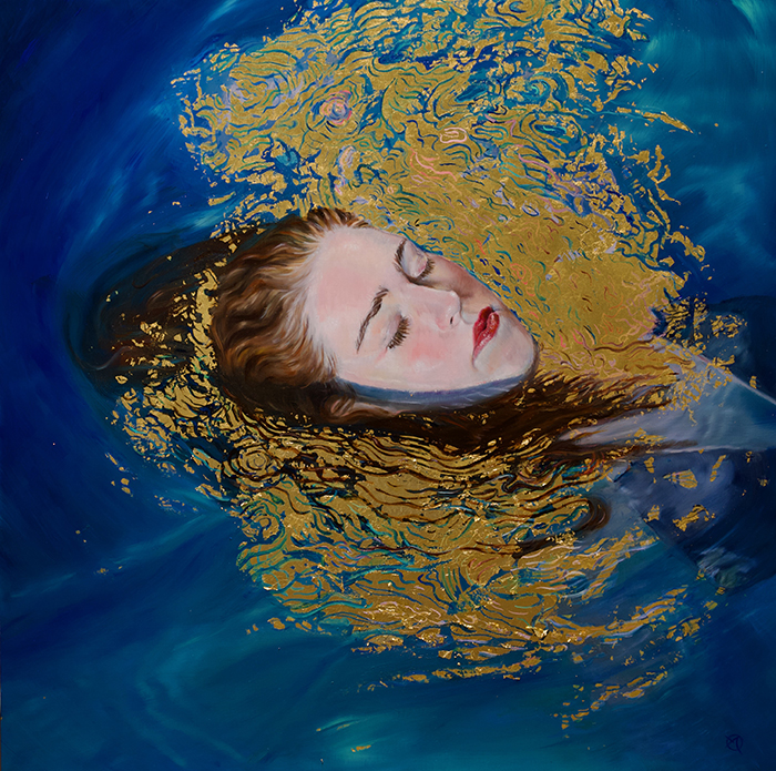 Golden Ocean Reflection - Marie