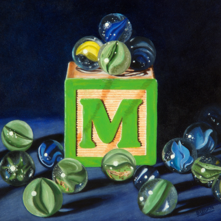 M is for Marbles