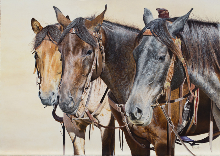 Waitin - WESTERN ART COLLECTOR EDITOR'S CHOICE AWARD