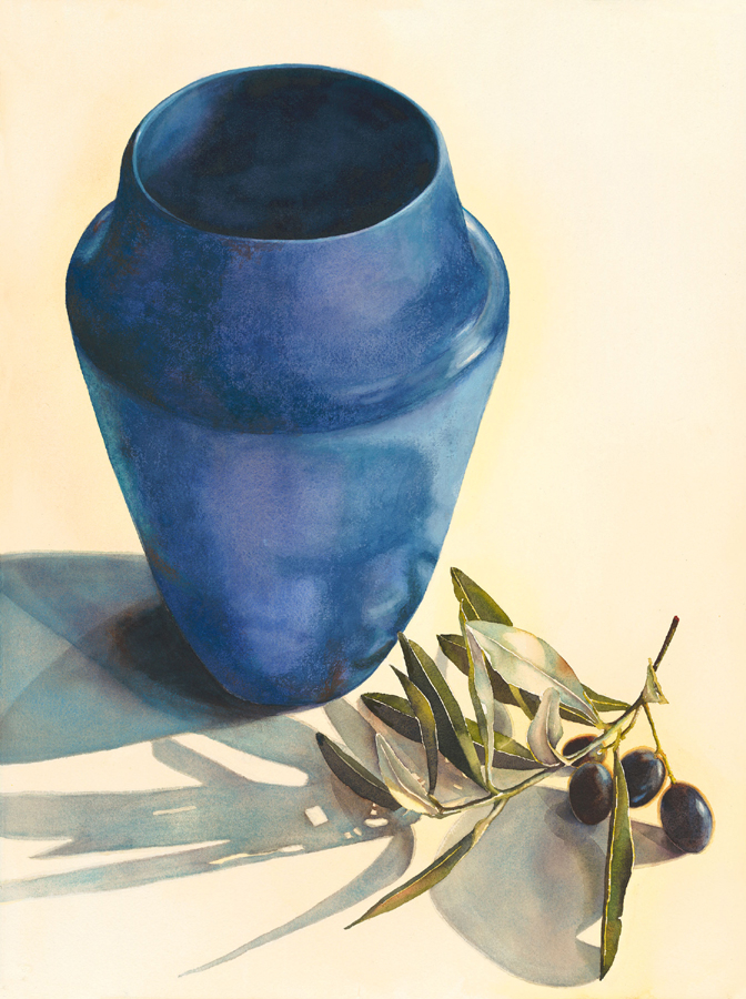 "Blue, Clay, Black Olives"