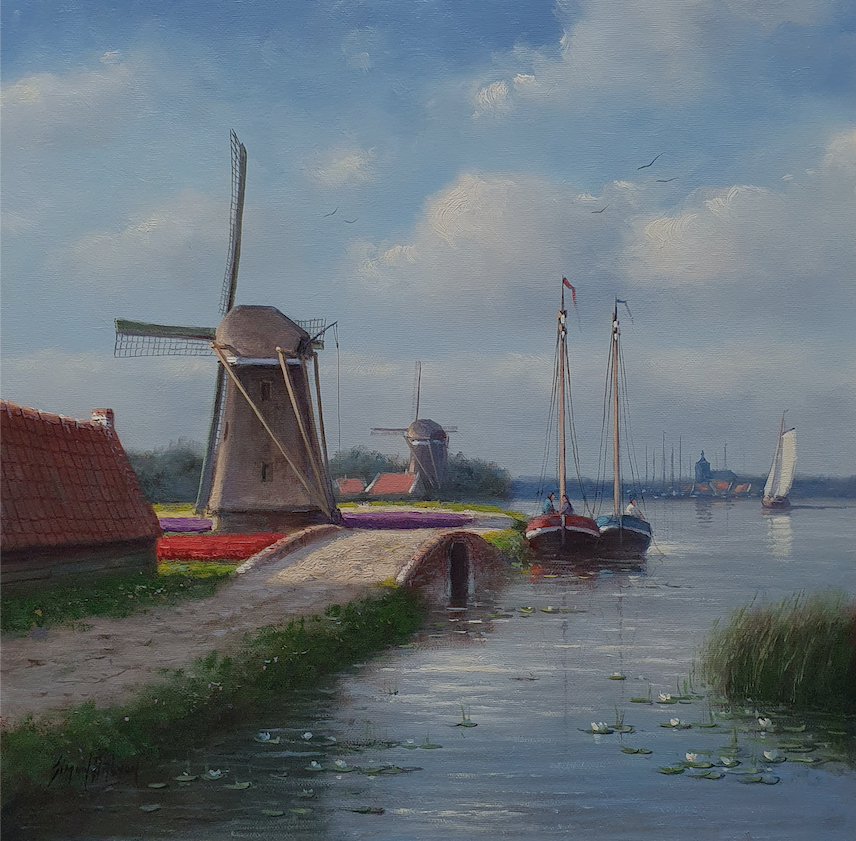 Waterlilies and Windmills