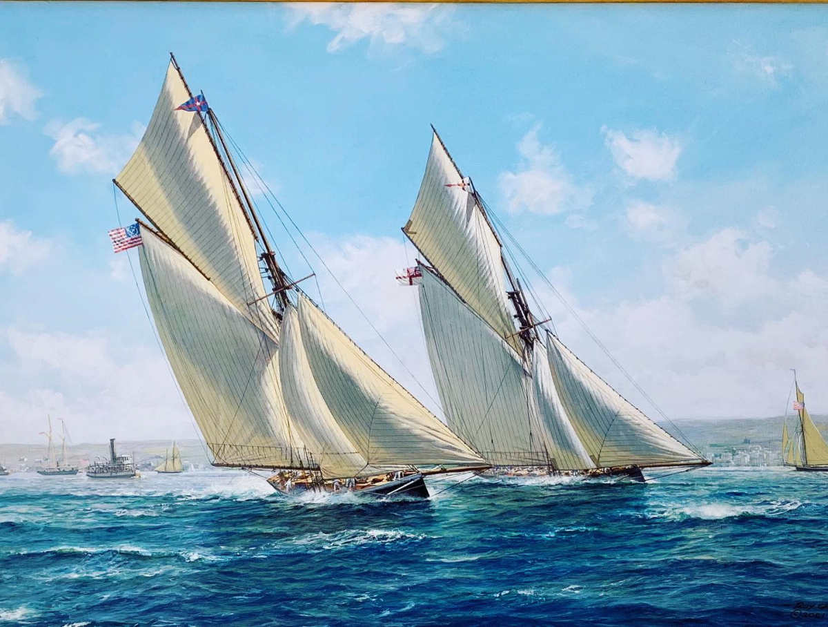 America’s Cup 1885 PURITAN VS GENESTA