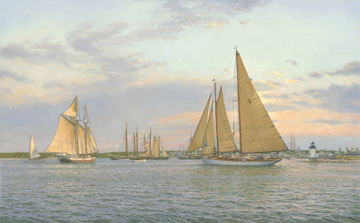 Schooner Grenadier, Nantucket Harbor, 1935