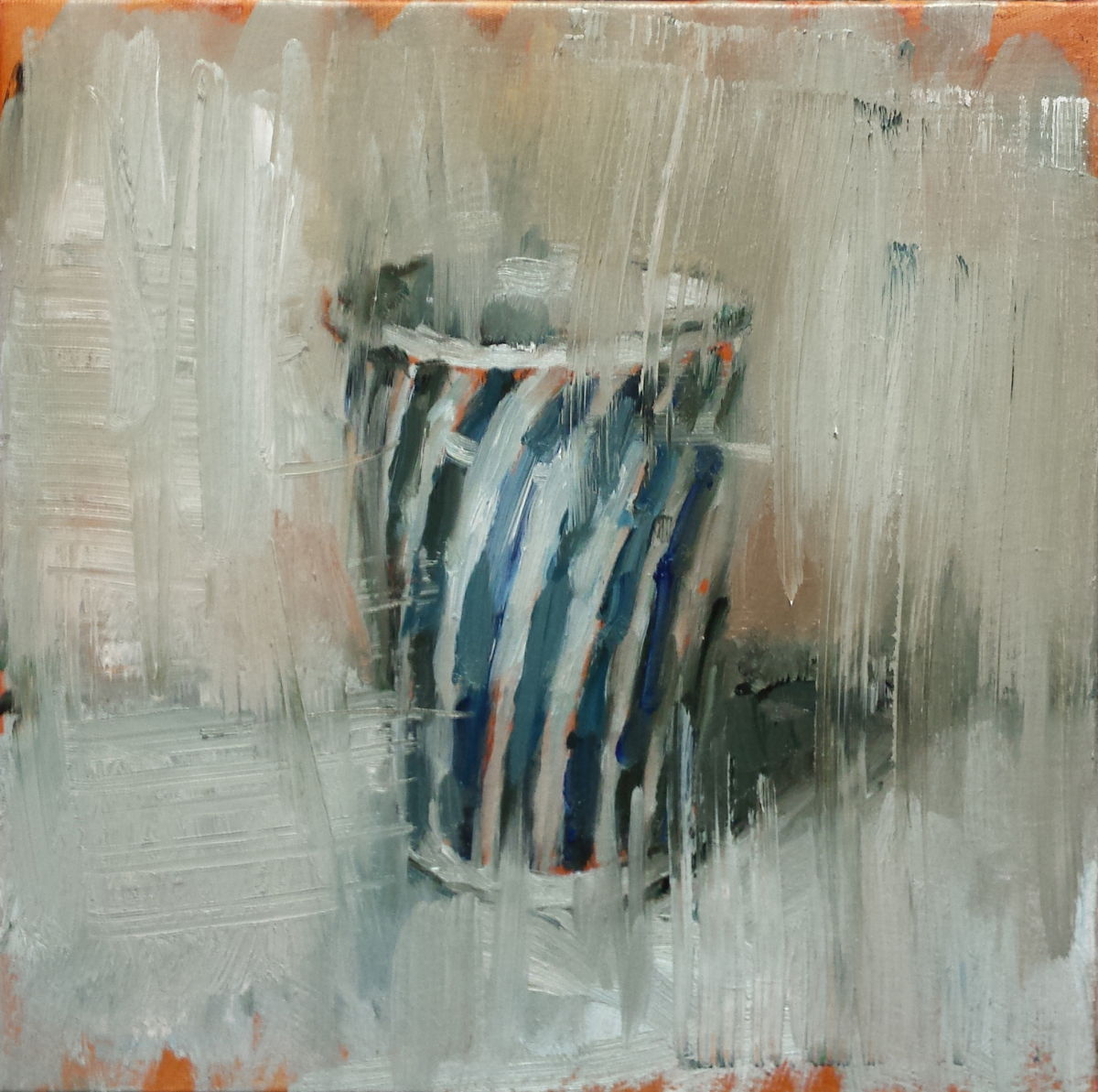 Striped Blue Cup