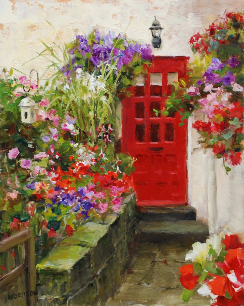 Red Door in Staithes