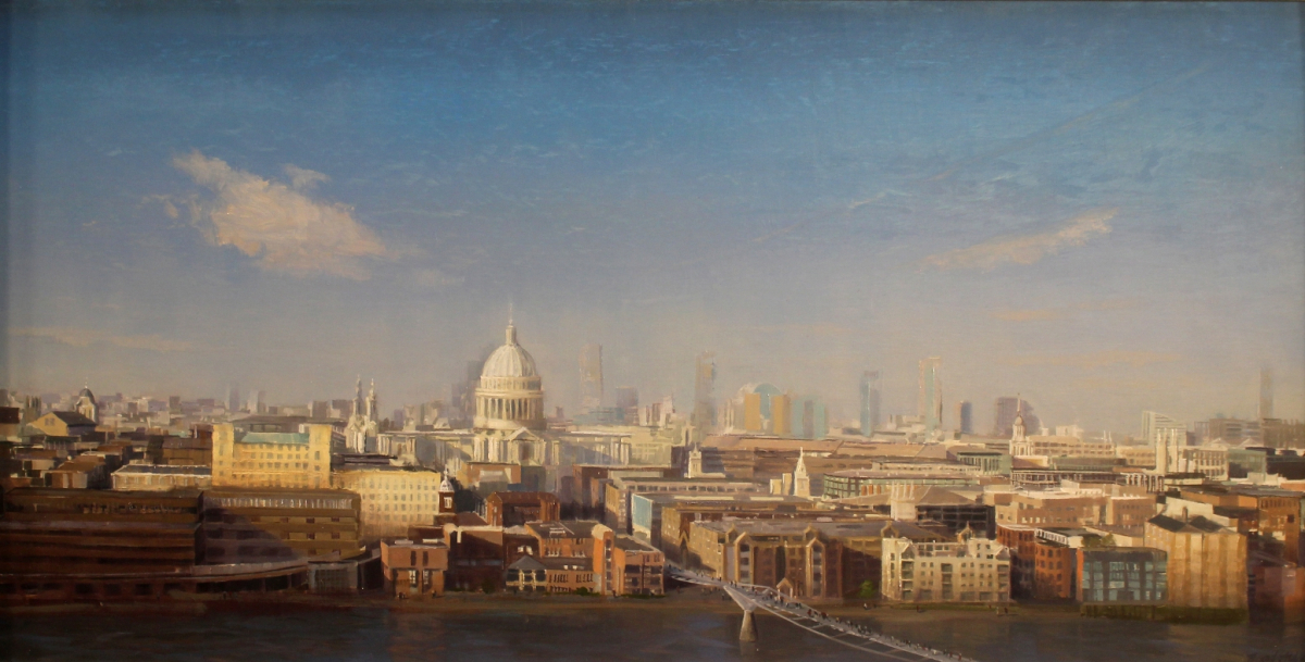 "St. Paul's Cathedral, London (view from Tate Museum"