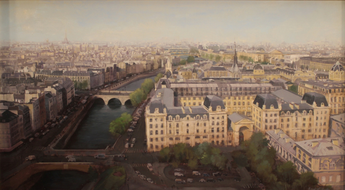 "April in Paris (view from Notre Dame Cathedral)"