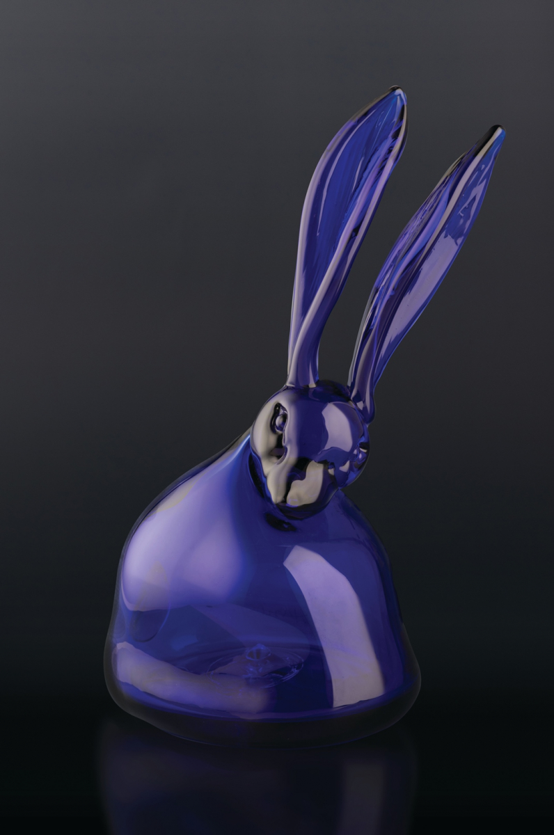 "Ultramarine Blue Bunny"