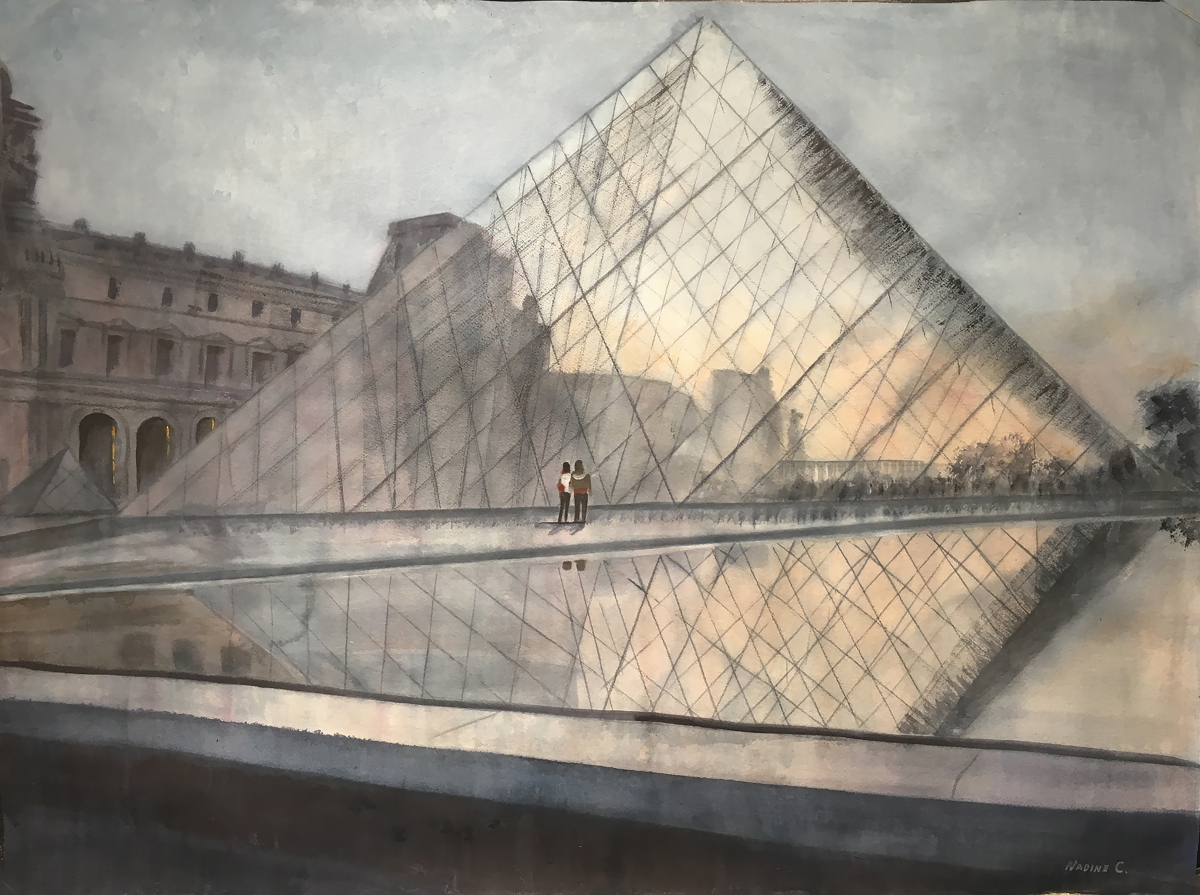 Enter The Louvre