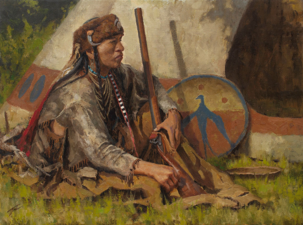 Blackfeet Warrior at Rest