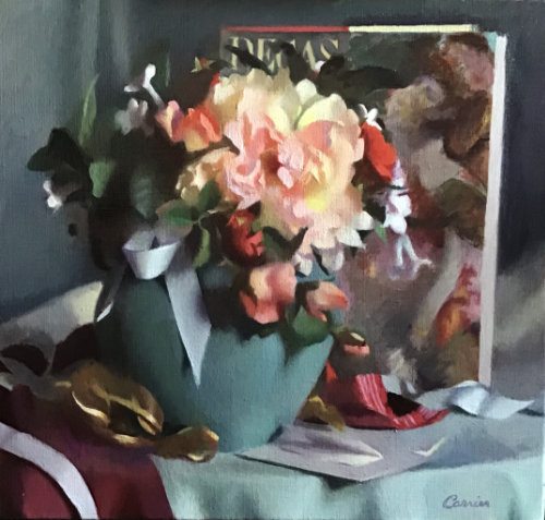 Flowers with a Degas Book